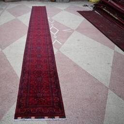 25 Feet, Long Runner Rug, 25.0 X 2.9 Ft, Long Afghan Runner, High Quality Wool Stunning Handmade Turkmen Hall Way Oriental Rug - thumbnail 3