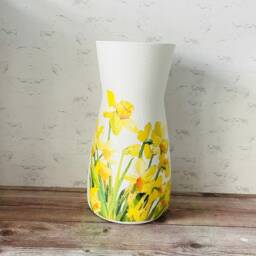 Pretty Daffodil Vase, Flower Decorations Gifts For Mum Spring Home Decor - thumbnail 2