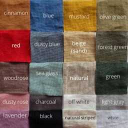 Handmade Stone Washed Linen Duvet Cover - Rustic Reversible Bedding - thumbnail 4