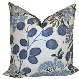 Thibaut Meadow Sojourn Collection Lavender & Blue Double Sided Cushion Cover Pillow Cover - thumbnail 2