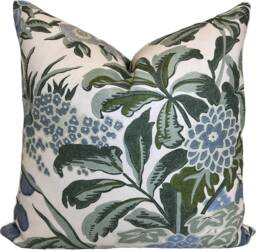 Thibaut Meadow Sojourn Collection Lavender & Blue Double Sided Cushion Cover Pillow Cover - thumbnail 1