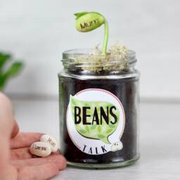Beans Talk Message Seeds Jar Gift Set - thumbnail 1