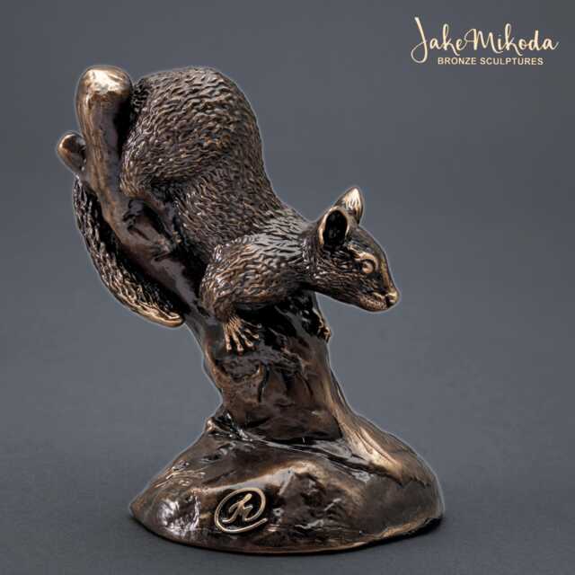 Possum in Tree Bronze Sculpture 4 - image 1