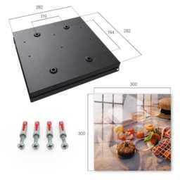 Summer Picnic Wall Mounted Key Cabinet, Orange Industrial Box, Photographic Food, For Lovers Of Nature & Relaxation - thumbnail 4