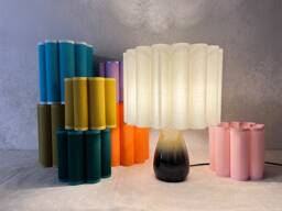 Lampshade For Table Lamp, Lamp Shade Pendant Light Wall Shades Floor Custom Pleated Lampshades, Available in 14 Colors - thumbnail 1