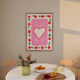 Girls Want Dinner Parties Art Print, Retro Kitchen Wall - thumbnail 1