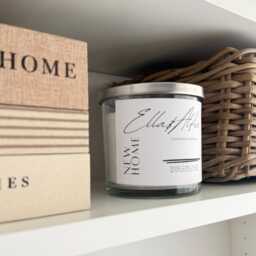 Personalised Candle For New Homeowners With Names/ Custom/ Gift Housewarmings/ Luxury Scented Lid/ - thumbnail 3