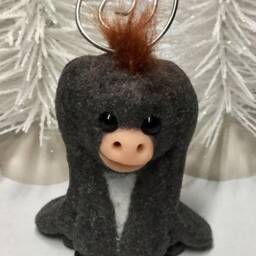 Ooak Nestor The Long Eared Donkey Ornament By Aaron Matthies - thumbnail 2