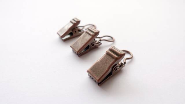 Antique Copper Curtain Clips Housewarming Gift New Home House Warming Night Day - Pack Of 20 - image 1