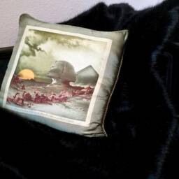Expedition Scarf Pillow - Green/Gold - thumbnail 2