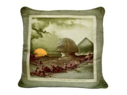 Expedition Scarf Pillow - Green/Gold