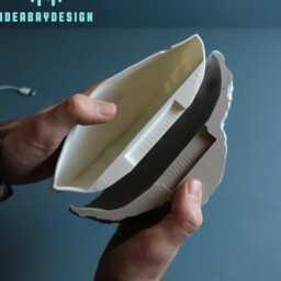Wall Lamp in The Shape Of A Tinder Fungus - Fomes Fomentarius - thumbnail 3