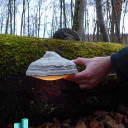 Wall Lamp in The Shape Of A Tinder Fungus - Fomes Fomentarius - thumbnail 4