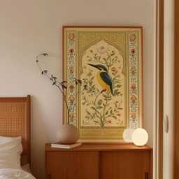 Kingfisher Bird Poster, Botanical Wall Art, Nature Print - thumbnail 2