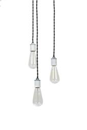 Modern Industrial Porcelain Socket 3 Light Chandelier - thumbnail 3