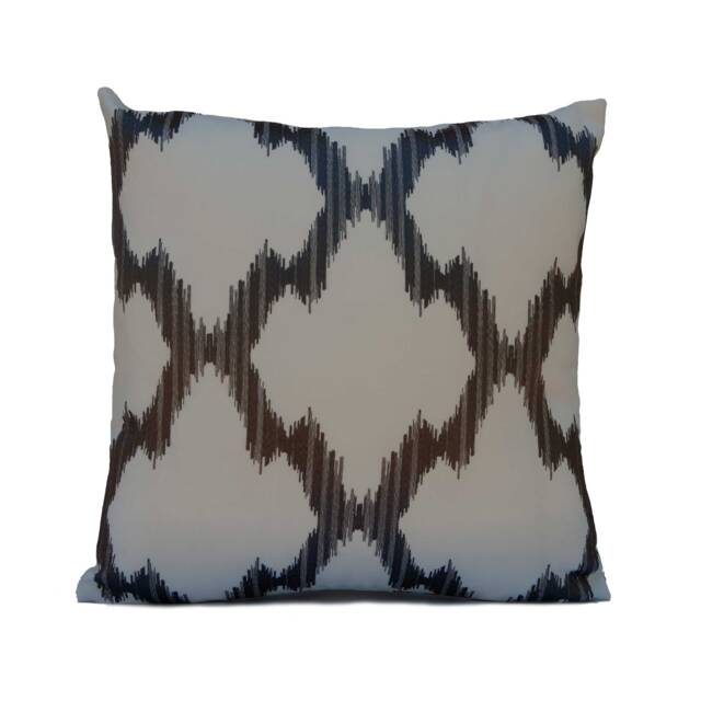 Designer Throw Pillow Cover, Cushion Covers, Off White/Charcoal Pillow, Decorative Accent Silk Embroidered Farmhouse Pillow - image 1