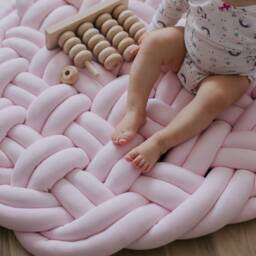 Kids Play Mat Floor Nursery Rug Round Seating - thumbnail 2
