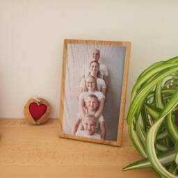 Wood Photo Gift Family Picture Frames Personalized Custom Wood Print Picture On Photo Frame Custom Photos - thumbnail 4