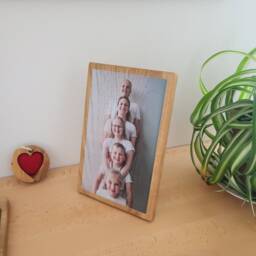 Wood Photo Gift Family Picture Frames Personalized Custom Wood Print Picture On Photo Frame Custom Photos - thumbnail 2
