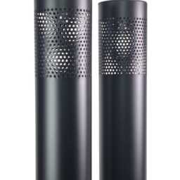Set Of 4 Solar Post Lights Garden Stake Outdoor Pathway Silver Light Decorative - thumbnail 2