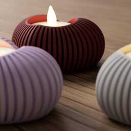 Heart Shaped Tea Light Holder - thumbnail 4