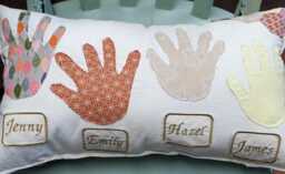 Handprint Memory Cushion - thumbnail 1