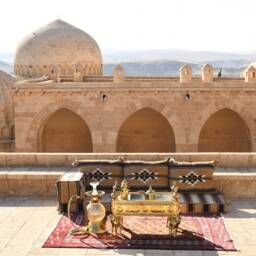 Arabic Artuqid Camel Oriental Seating - Majlis Velvet Floor Seating -Sofa Indoor/Outdoor Hookah Lounge Home 6Pcs - thumbnail 2
