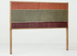 Handmade Jute Wool Kilim Headboard Rug, Upholstery FabricRug Only - thumbnail 1