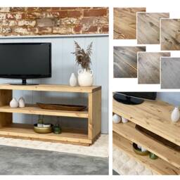 Quy // Scandinavian Plinth Tv Media Unit With Shelf - thumbnail 2