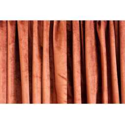 "Rust Velvet Curtain 52""x84" - thumbnail 4