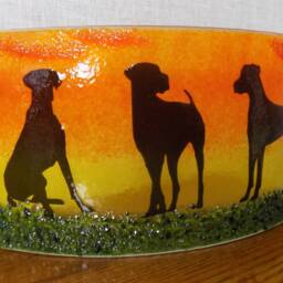 "Beautiful Glass Fused ""Great Dane" - thumbnail 3