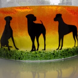 "Beautiful Glass Fused ""Great Dane" - thumbnail 2
