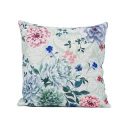 Osborne & Little X Matthew Williamson - Duchess Garden Ice/Blush Violet Chic Modern Floral Cushion Cover Handmade Throw Pillow - thumbnail 2
