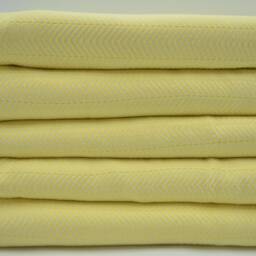 "Bright Yellow Blanket, Bed Cover, Turkish Throw79""x89" - thumbnail 3