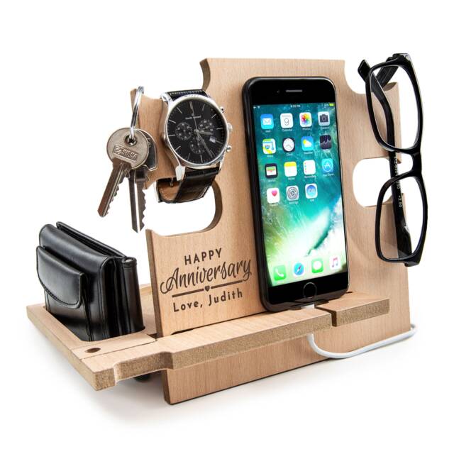 Anniversary Gift, 10 Th Anniversary, 10 Year Anniversary, 2nd Gift, Gift For Men, Two Anniversary, Docking Station - image 1