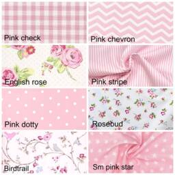 Pink Fabric Letters - Nursery Decor Inspo Wall Hanging Letter - thumbnail 3