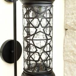Outdoor/ Indoor Wall Lamp, Wall Sconce, Morocco Wall Light, Morocco Lighting, Morocco Lamp, Morocco Pendant, Morocco Lantern, Patio Exterior - thumbnail 3