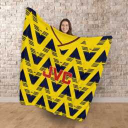 The Gooners - 1992 Away Shirt Personalised Classic Football Retro Fleece Blanket