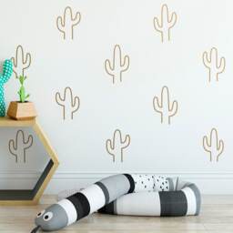 Cactus Wall Decals - Decor, Gift For Mom, Nursery Vinyl Decals, Gift, Art, Unique Home Baby - thumbnail 3