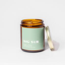 Big Sur Candle I Non-Toxic Soy Wax Jar Vegan Gift California - thumbnail 1