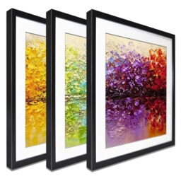 Rainbow Secret Garden Framed Art Print Trio - thumbnail 3