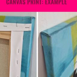 Canvas Art Print - Ready To Hang 80x80 cm Blue, Yellow Colorfast & Fade-Resistant Ink Vibrant Colors Frame Optional - thumbnail 3