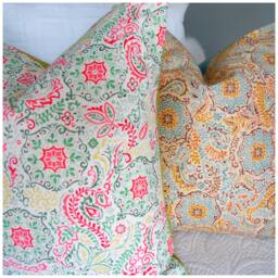 Disk Pattern.spa Blue.browns.adobe.pillow Covers.slipcovers.pillow Case.home Decor.spring Decor. Country Living - thumbnail 1