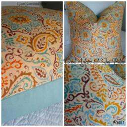 Disk Pattern.spa Blue.browns.adobe.pillow Covers.slipcovers.pillow Case.home Decor.spring Decor. Country Living - thumbnail 2