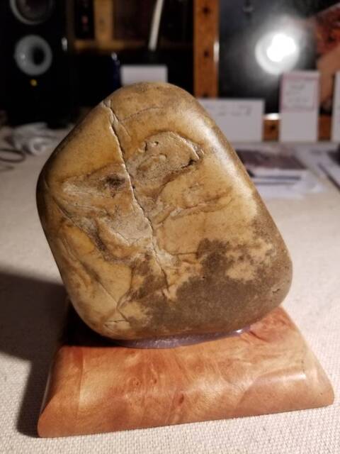 Joe Camel Face, Looking Up, Natural Rock Image