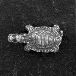 sterling Silver Dragon Tortoise Sculpture - thumbnail 3