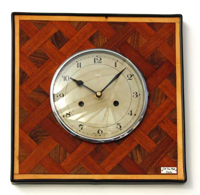 Wooden Wall Clock - New 28cm Handmade Upcycled Country Unique Gift Off The Clocks - image 1