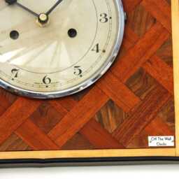 Wooden Wall Clock - New 28cm Handmade Upcycled Country Unique Gift Off The Clocks - thumbnail 4