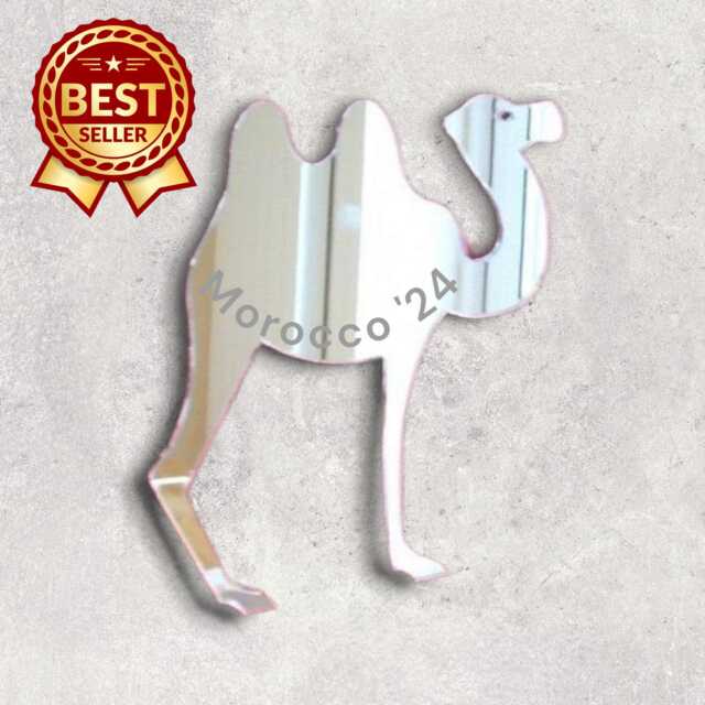 Camel Acrylic Mirror Wall Art Engraved Options - image 1