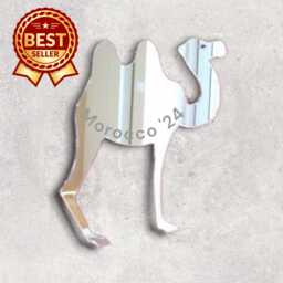 Camel Acrylic Mirror Wall Art Engraved Options - thumbnail 1